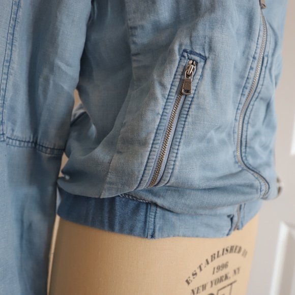 Denim bomber jacket - Picture 3 of 5